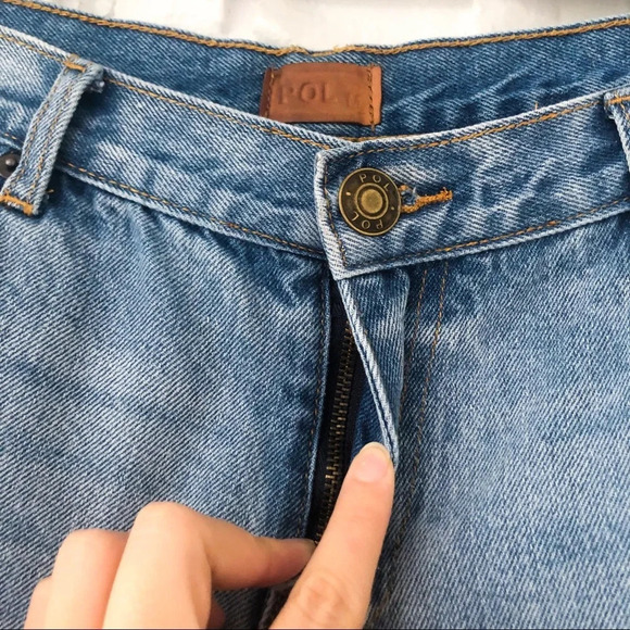 POL Released Hem Gold Piped Straight Leg Jean M - Picture 4 of 9